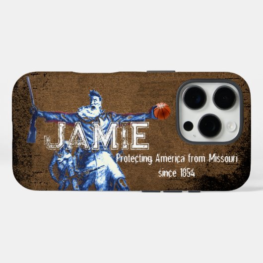 Amerika beschermen tegen Missouri sinds 1854 iPhon Case-Mate iPhone Case (Achterkant (horizontaal))