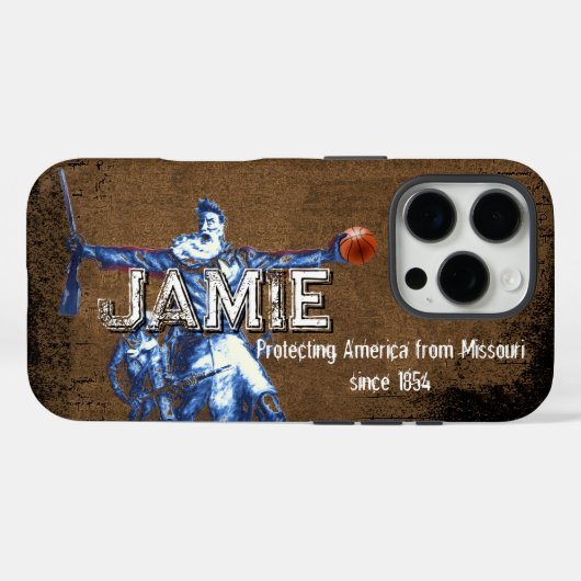 Amerika beschermen vanuit Missouri sinds 1854 iPho Case-Mate iPhone Case (Achterkant (horizontaal))