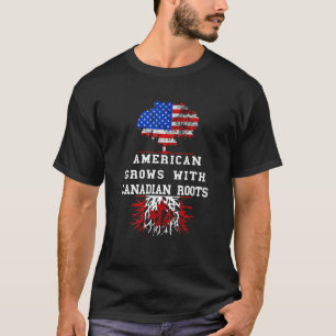 Amerika - Boom Roots Canada - vlaggenmakreel Leaf  T-shirt