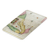 Amerika, bord 17 uit "Le Nouveau et Grand Illumi Magneet (Linkerzijde)