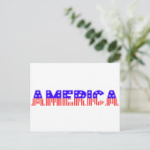 Amerika Briefkaart (Staand voorkant)