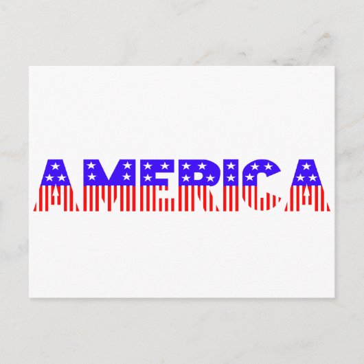 Amerika Briefkaart (Voorkant)