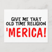 'Amerika! Briefkaart (Voorkant)