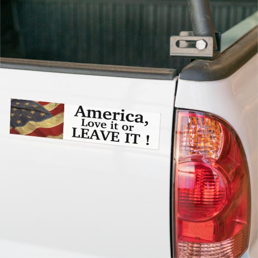 Amerika Bumpersticker (Op Truck)