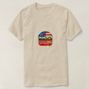 Amerika Burger (Wit Schilderij Nr. 1) T-shirt