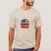 Amerika Burger (Wit Schilderij Nr. 1) T-shirt (Voorkant)