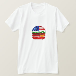 Amerika Burger (Wit Schilderij Nr. 1) T-shirt