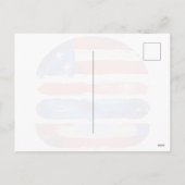 Amerika Burger (Wit Schilderij Nr. 3) Feestdagenkaart (Achterkant)