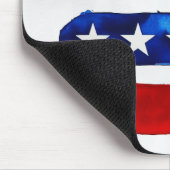 Amerika Burger (Wit Schilderij Nr. 4) Muismat (Hoek)