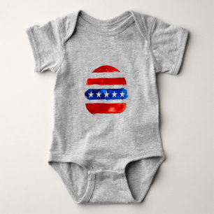 Amerika Burger (Wit Schilderij Nr. 4) Romper