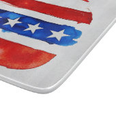 Amerika Burger (Wit Schilderij Nr. 4) Snijplank (Hoek)
