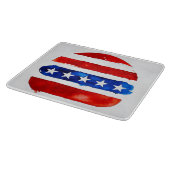 Amerika Burger (Wit Schilderij Nr. 4) Snijplank (Hoek)