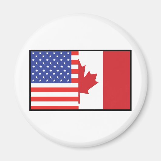 Amerika Canada Magneet (Voorkant)