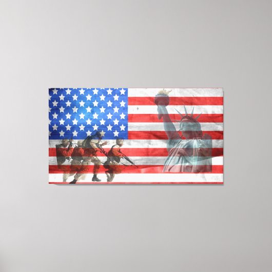Amerika Canvas Afdruk (Voorkant)
