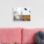 Amerika Canvas Afdruk (Insitu (Woonkamer))