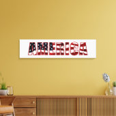 Amerika Canvas Afdruk (Insitu (Woonkamer))