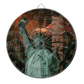 AMERIKA - Dartboard Dartbord (Voorkant)