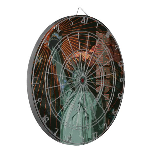 AMERIKA - Dartboard Dartbord (Voorkant Links)