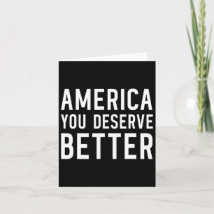 Amerika dat je beter verdient - Anti-Trump Kaart