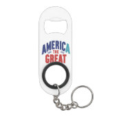 Amerika de Grote Mini Bottle Opener met Sleutelhan Flessenopener (Achterkant)