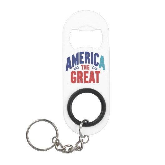 Amerika de Grote Mini Bottle Opener met Sleutelhan Mini Flessenopener (Voorkant)