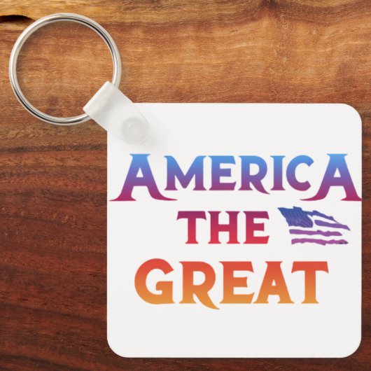 Amerika de Grote Sleutelhanger (Voorkant)