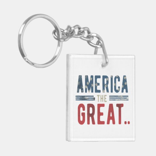 Amerika de Grote Sleutelhanger (Voorkant Links)