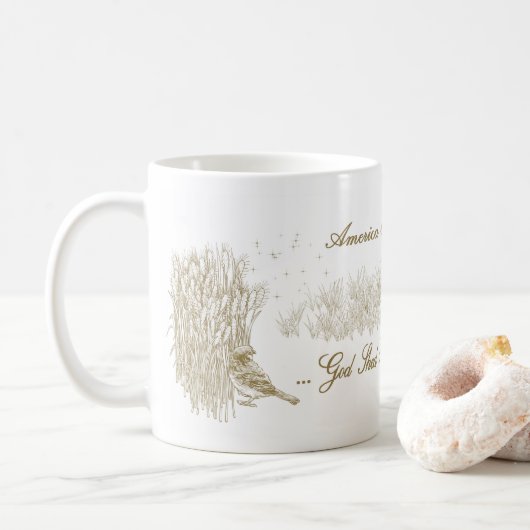 Amerika De mooie mok (Met donut)