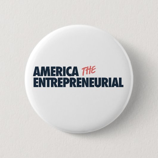 Amerika de Ondernemende Knop Ronde Button 5,7 Cm (Voorkant)