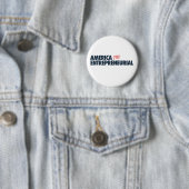 Amerika de Ondernemende Knop Ronde Button 5,7 Cm (In situ)