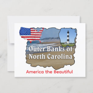Amerika, de prachtige Outer Banks Briefkaart