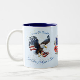 Amerika de prachtige patriottische Mok adelaarsvla
