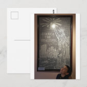 Amerika de Schone String Art Briefkaart (Voorkant / Achterkant)