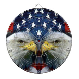 Amerika de schoonheid_ dartbord