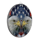 Amerika de schoonheid_ dartbord (Voorkant Links)