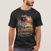 Amerika de Schoonste 250 Jaar Viering T-shirt (Voorkant)