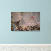 Amerika, detail uit The Glory of Spain II Canvas Afdruk (Insitu (Houten vloer))