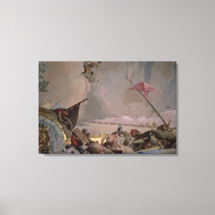 Amerika, detail uit The Glory of Spain II Canvas Afdruk