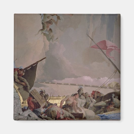 Amerika, detail uit The Glory of Spain II Magneet (Voorkant)