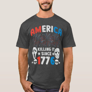 Amerika Doet het Sinds 1776 Funny Patriotistische  T-shirt