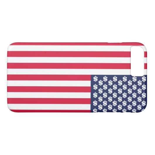 amerika dollarsymbool verenigde staten eu Case-Mate iPhone case (Achterkant (Horizontaal))
