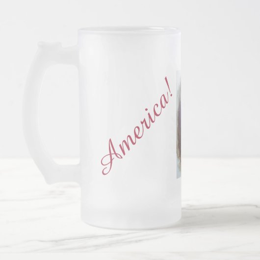 AMERIKA DONALD TRUMP NIET GARANTIE! 7 ONTWERP VAN  MATGLAS BIERPUL (Links)