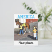 Amerika door AP Indy Briefkaart (Staand voorkant)
