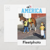 Amerika door AP Indy Briefkaart (Voorkant / Achterkant)