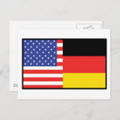Amerika Duitsland Briefkaart (Voorkant / Achterkant)