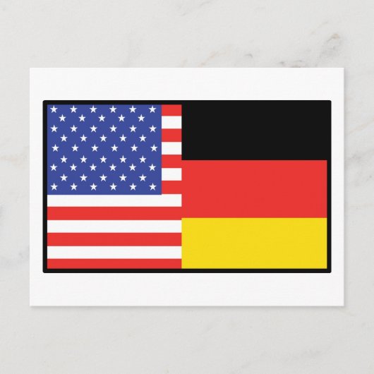 Amerika Duitsland Briefkaart (Voorkant)