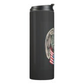 Amerika Eagle met vlag Thermosbeker (Gedraaid links)