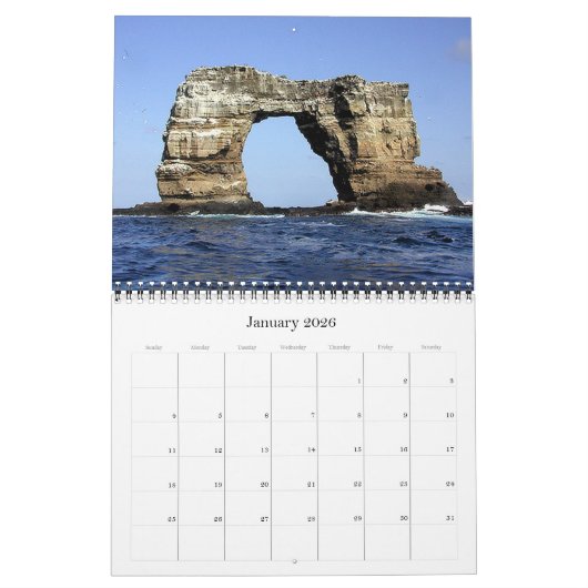 Amerika - Ecuador - Galapagos - Kalender (Jan 2026)