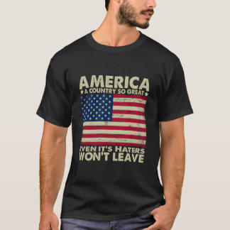 Amerika Een Land Zo Groot Dat Zelfs De Ers Het Nie T-shirt