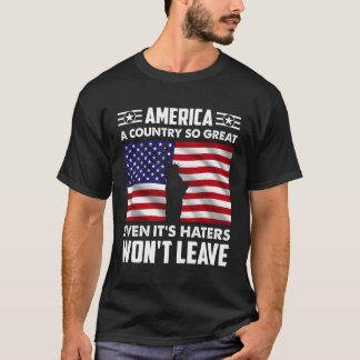 Amerika een land zo groot zelfs als het ERS niet z T-shirt